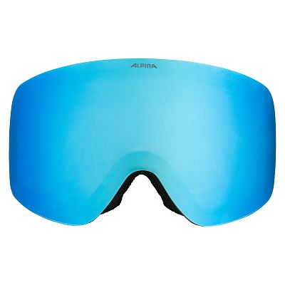 Превью  Маска горнолыжная ALPINA Penken Q-Lite Black Lila Leo Matt/Blue (A7299831)